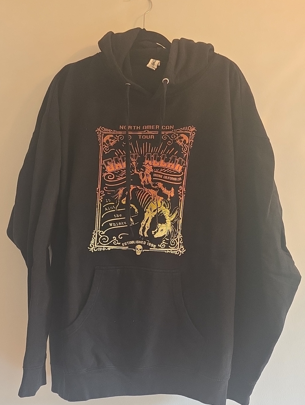 Gary Allen North American Tour Black Graphic Hooded Sweatshirt